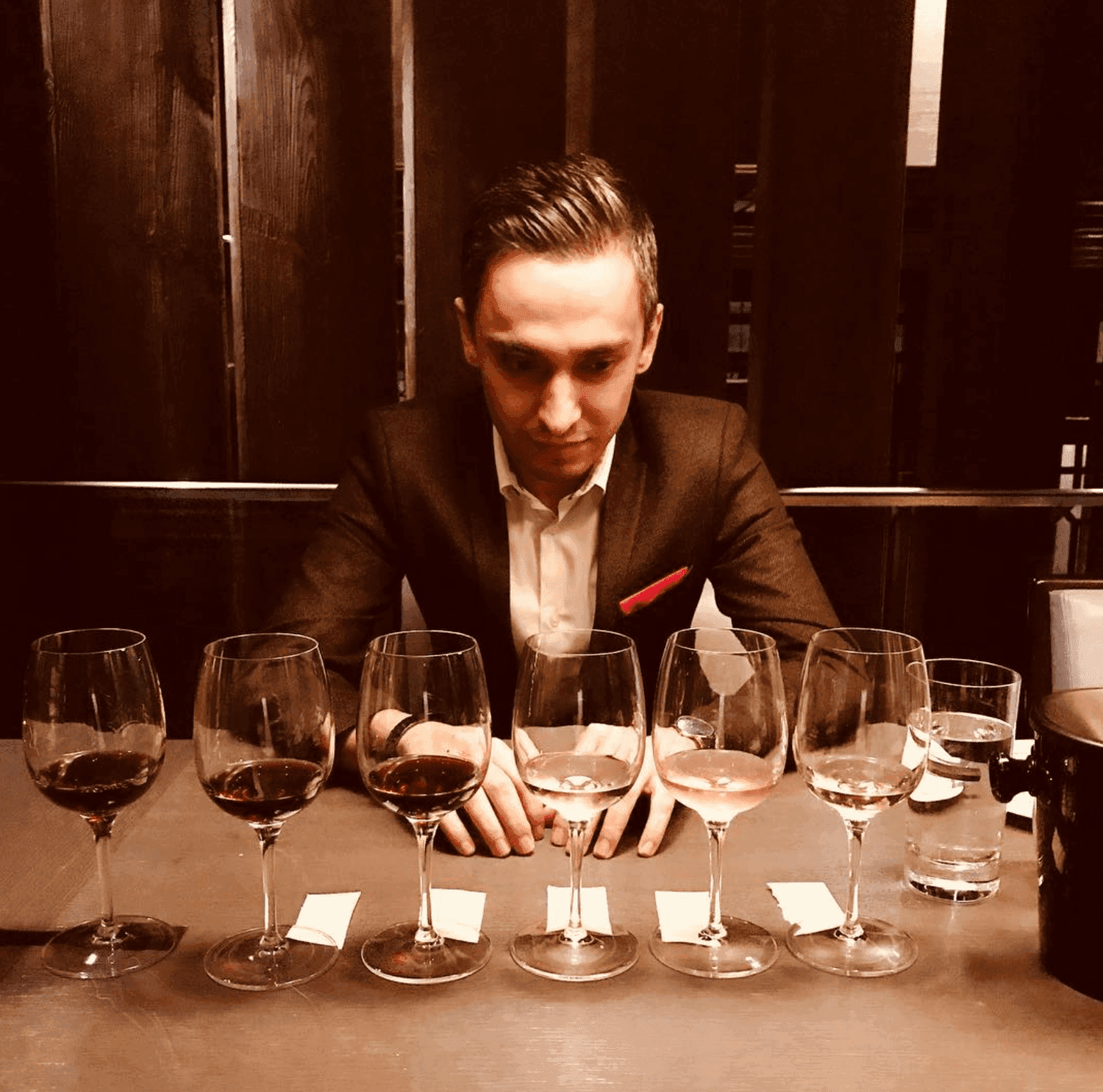 Blind tasting practice