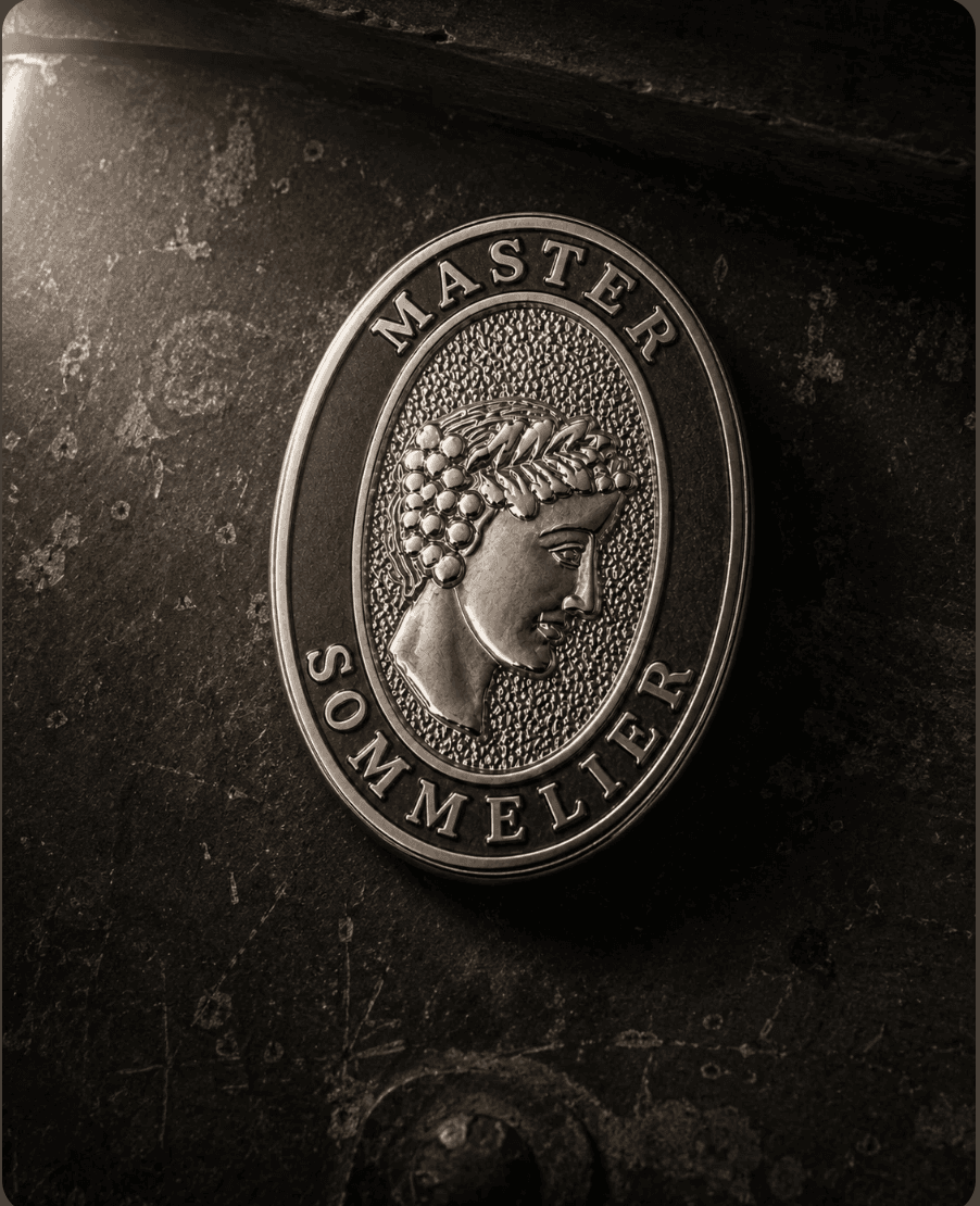 The Master Sommelier medallion — Court of Master Sommeliers